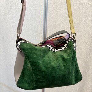 Ebarrito Leather Multicolor Shoulder/ Cross Body Bag